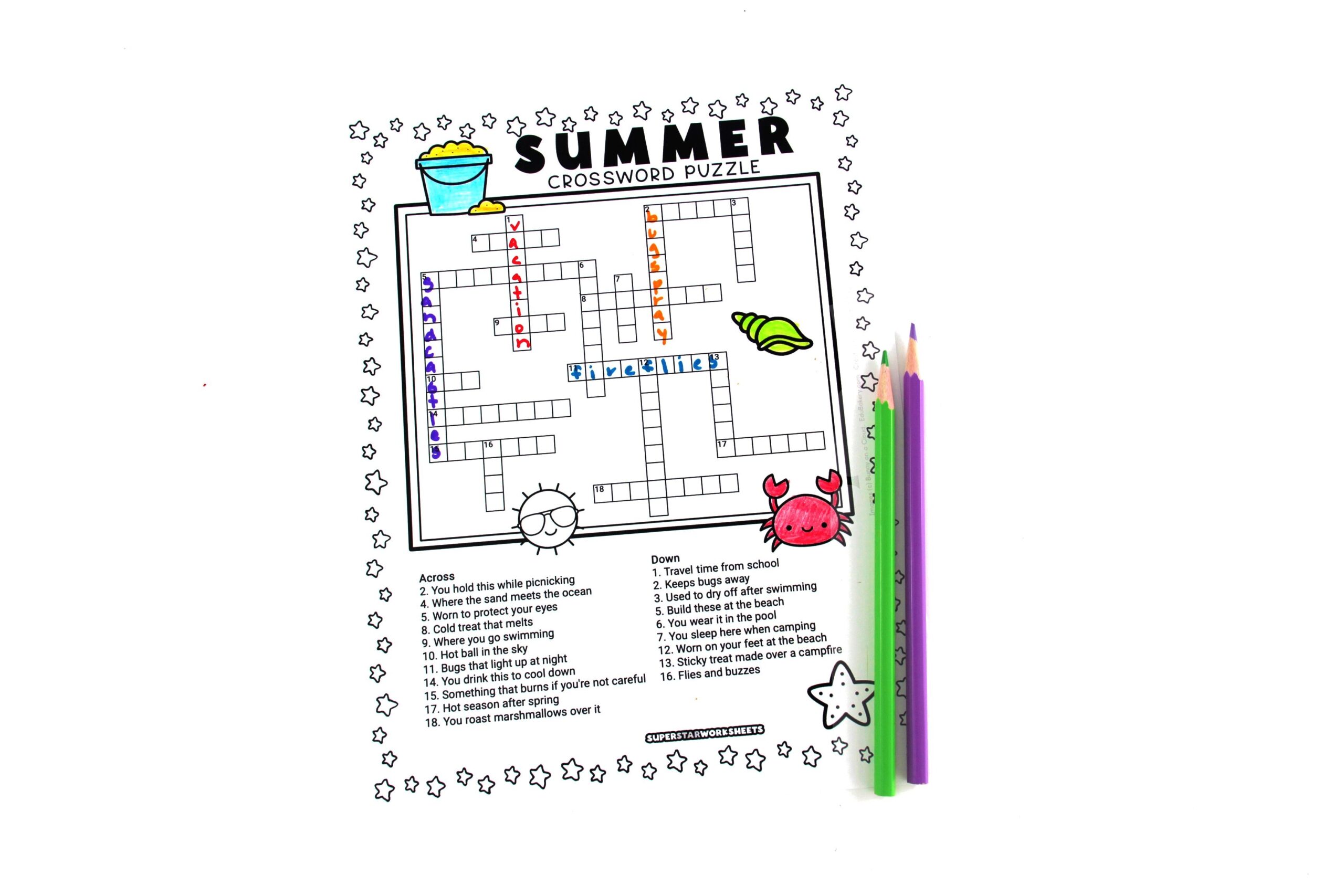 Summer Worksheets Free Printables Superstar Worksheets Summer Worksheets Free Printables Superstar Worksheets