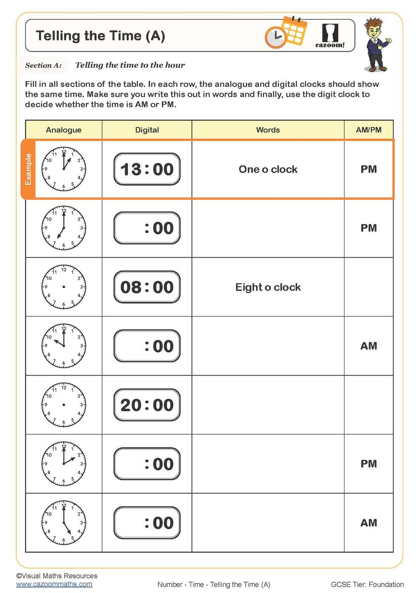 Free Printable Telling Time Worksheets Analog Clock Free Printables Lettering SVG Files Tools Apps