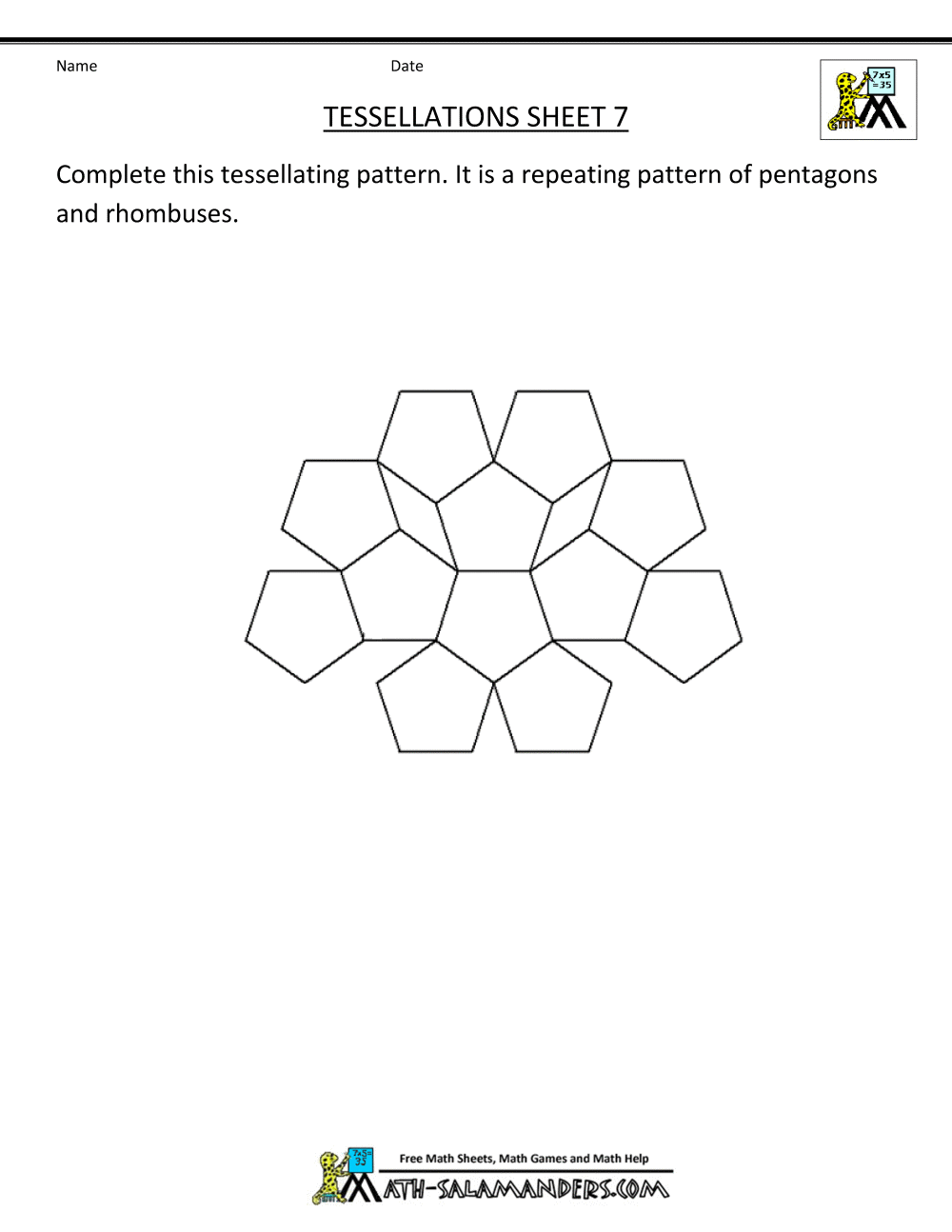 Tessellations In Geometry 2 Tessellations In Geometry 1