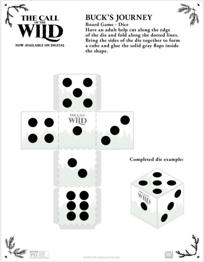 The Call Of The Wild Downloadable Coloring Pages Family Choice Awards