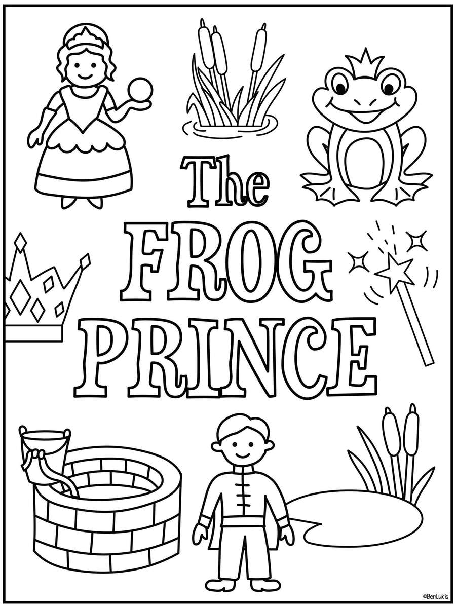 The Frog Prince Activity Pack Homeschool Printables Digital Download Etsy