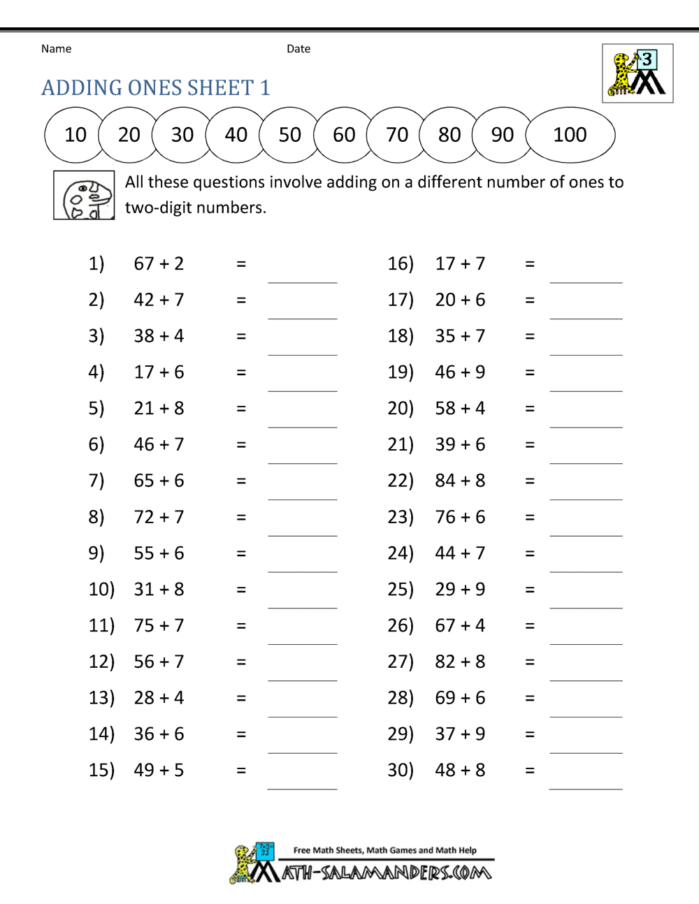 Addition And Subtraction Worksheets Third Grade Elementary Math Problems 3 Digit Addition With Answers Busy Book Printable 4rd Grade Math Etsy