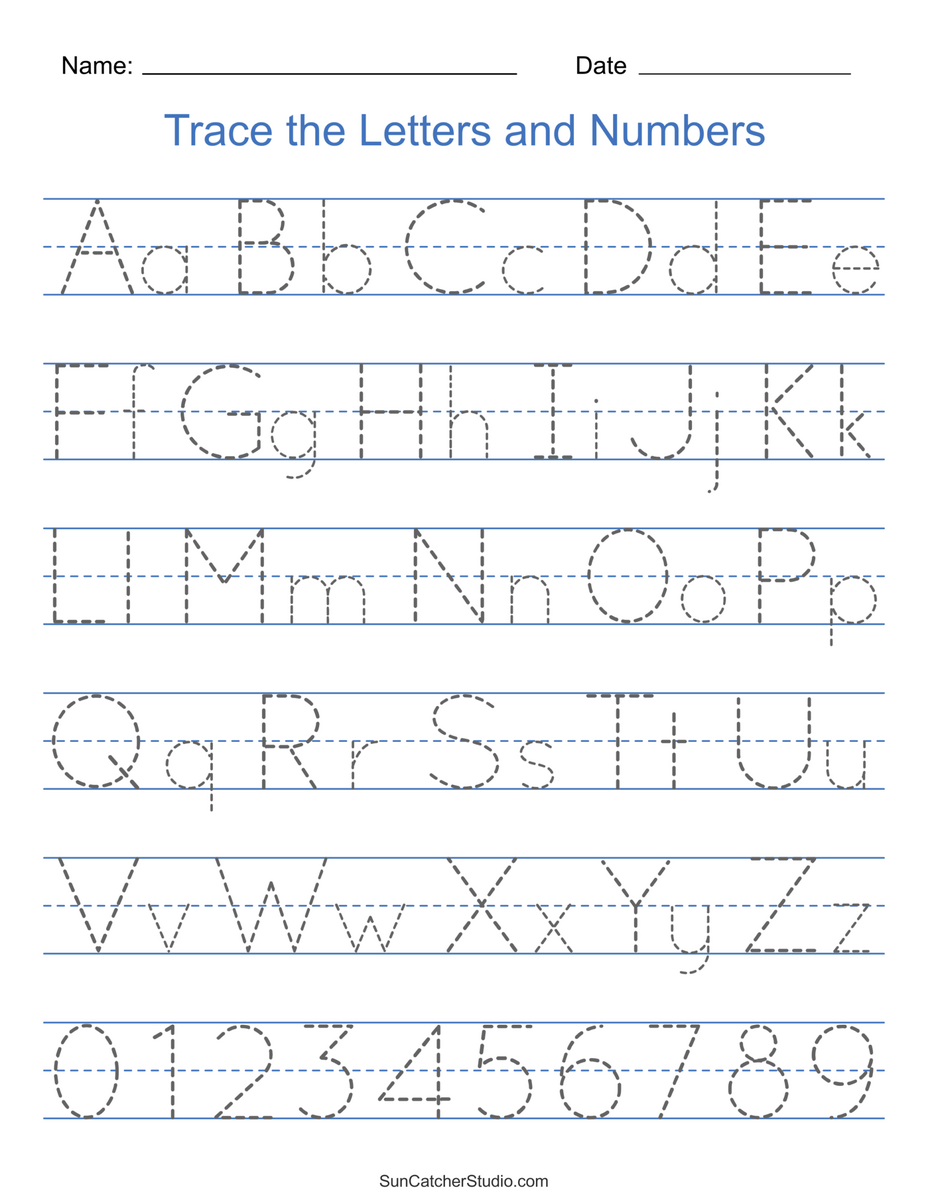 Letter Tracing Worksheets Superstar Worksheets