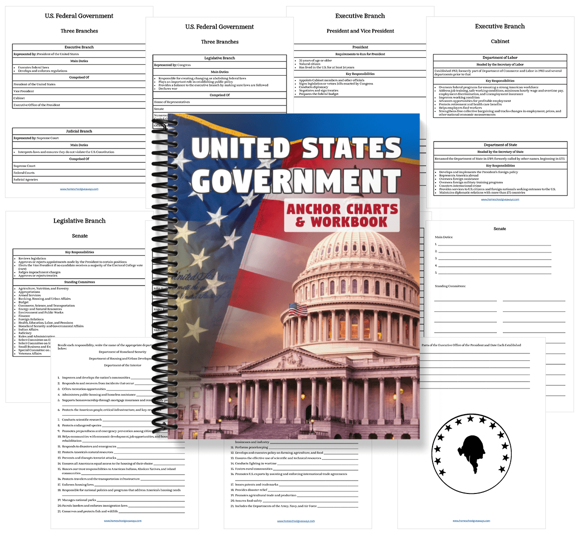 U S Government Anchor Charts Workbook For Grades 5 Up U S Government Anchor Charts Workbook For Grades 5 Up