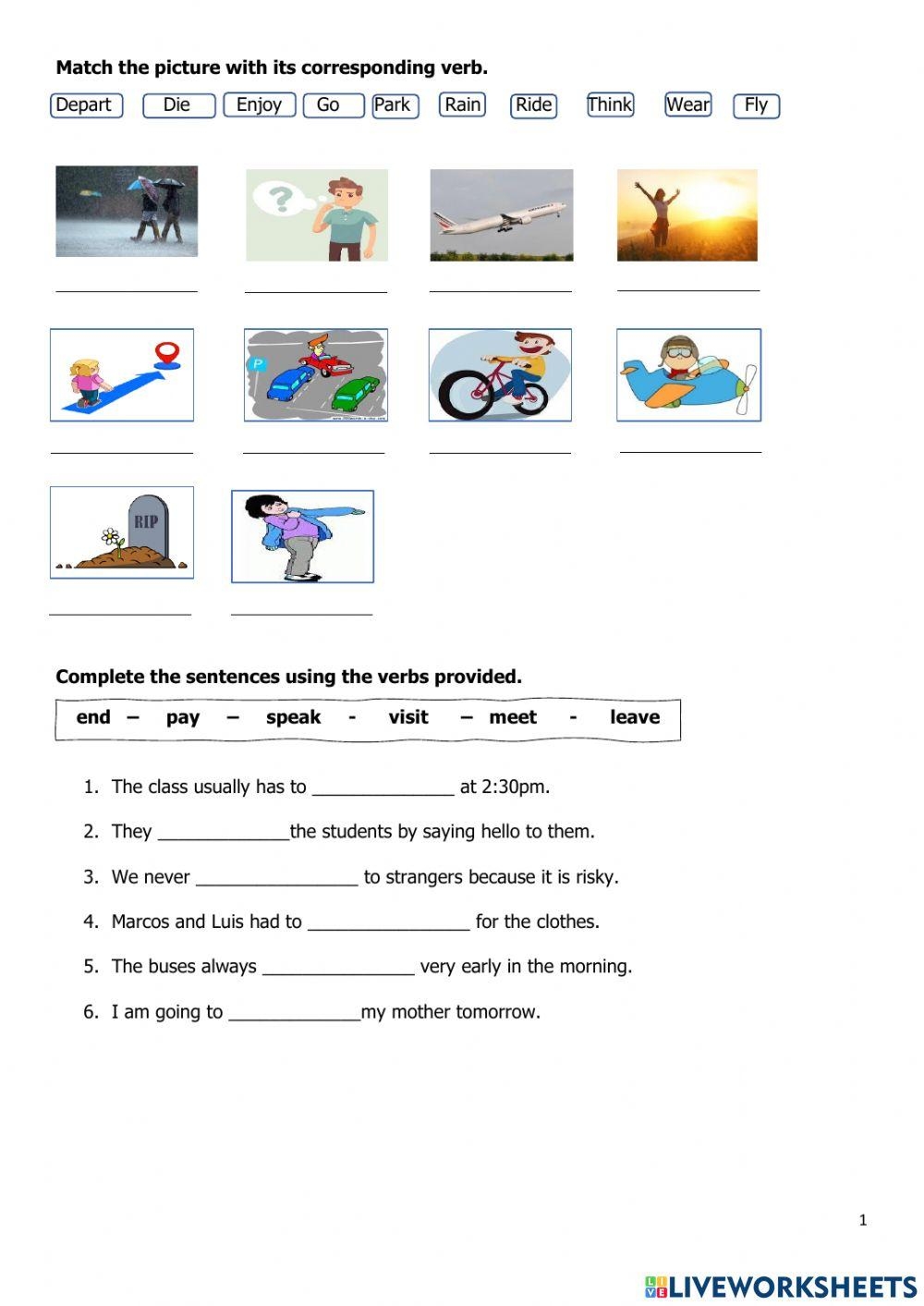 Verbs Online Exercise For 4TH GRADE Worksheets Library Verbs Online Exercise For 4TH GRADE Worksheets Library