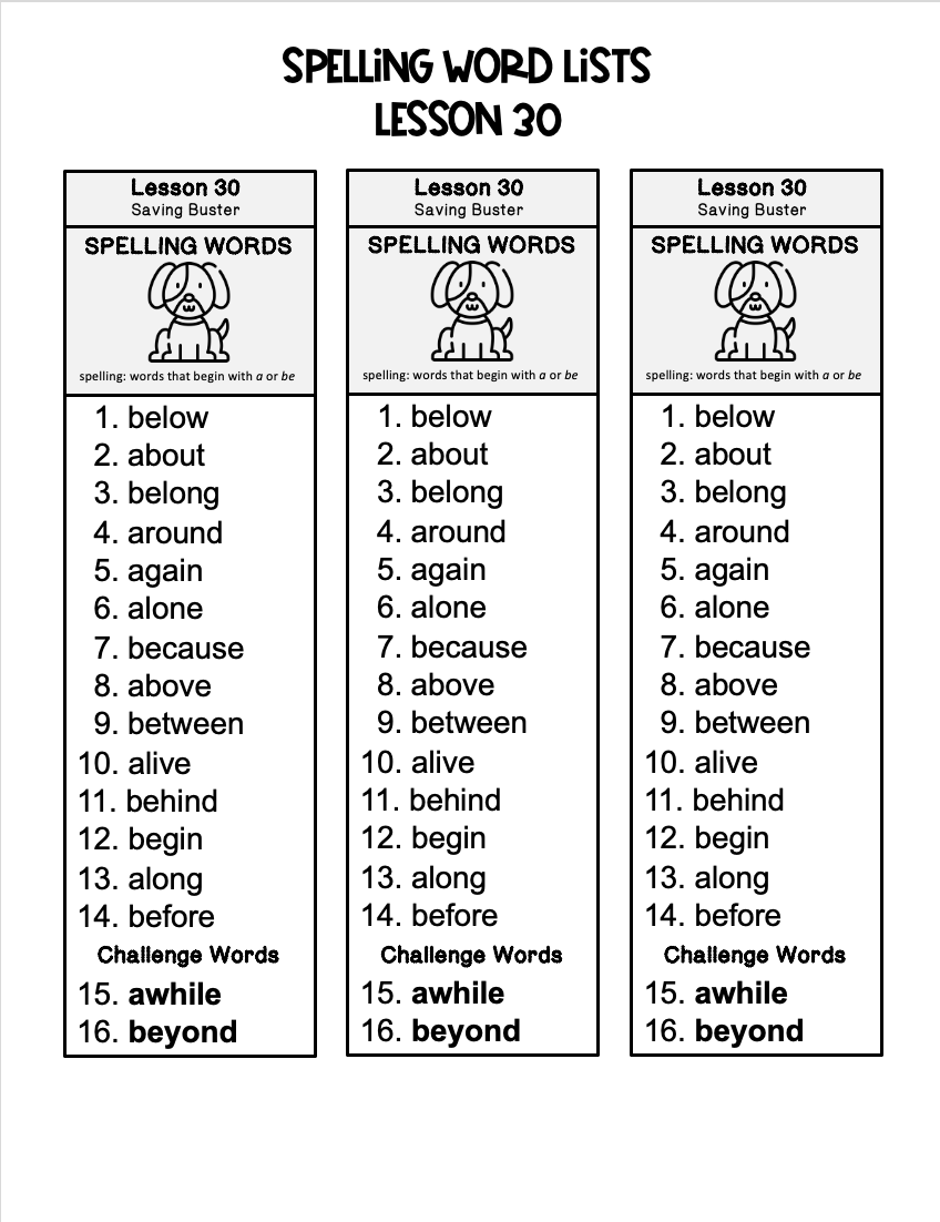 Weekly Spelling Word Lists For 3rd Grade Journeys Lessons 1 30 Entire Year Made By Teachers Weekly Spelling Word Lists For 3rd Grade Journeys Lessons 1 30 Entire Year Made By Teachers